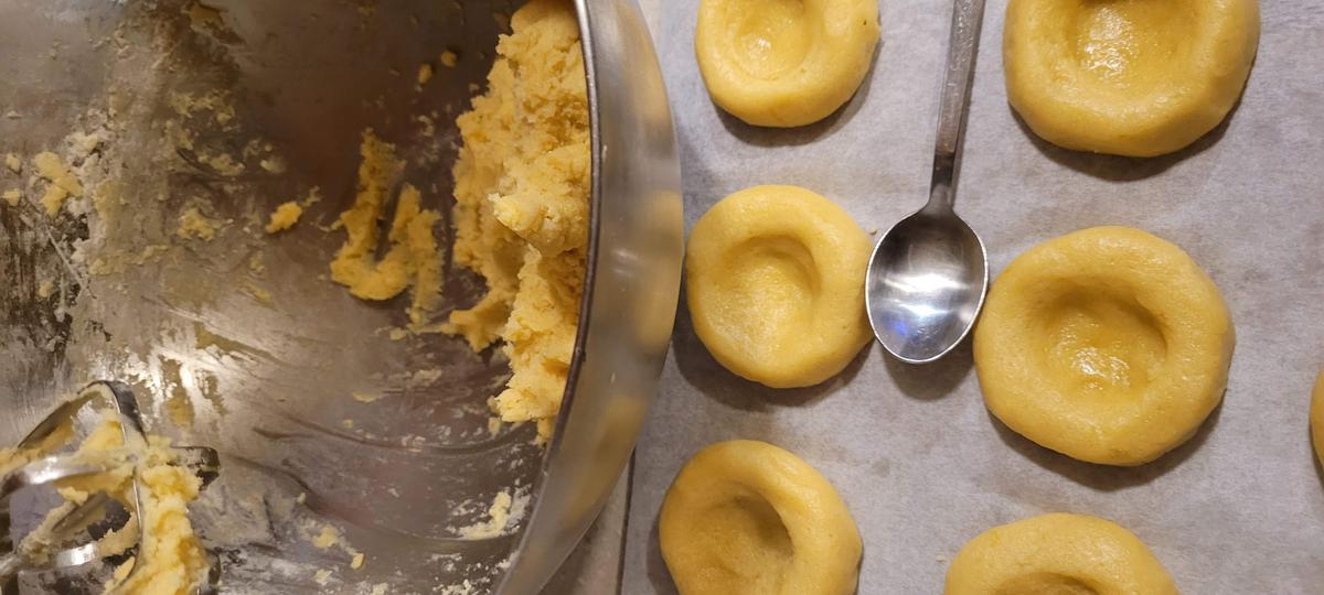 Galletas con mermelada de higos