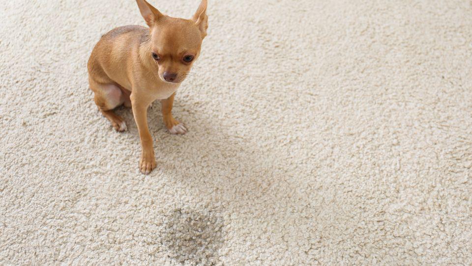 cómo castigar a un perro que se orina en casa