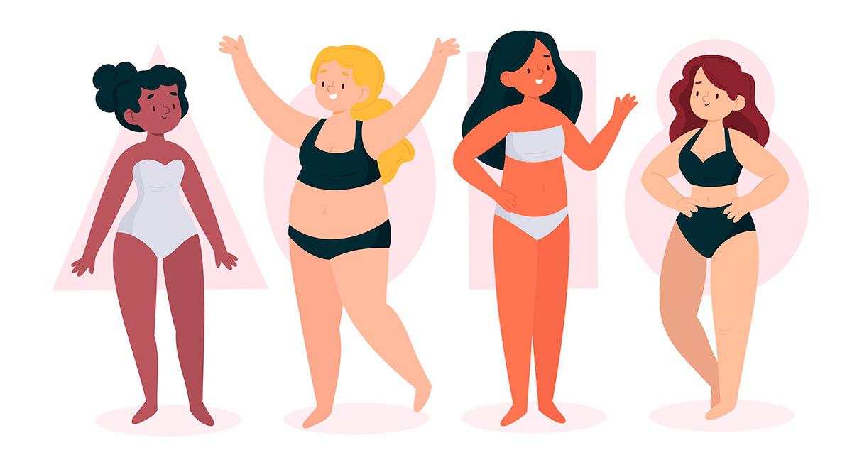 Tipos de cuerpos femeninos