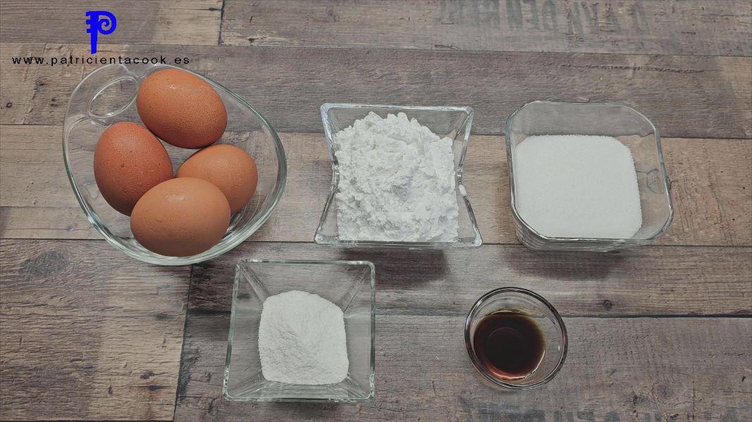 Brazo gitano relleno de nata (crema de leche) con yema tostada SIN GLUTEN. PatricientaCook.