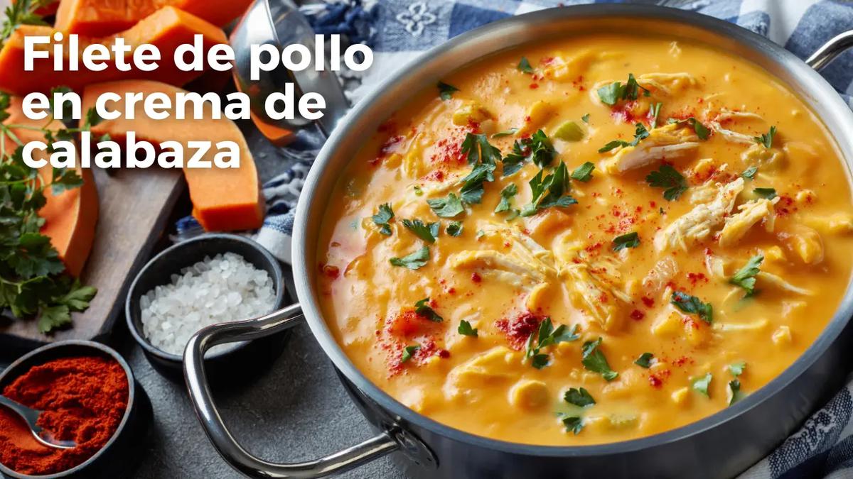 pollo con calabaza
