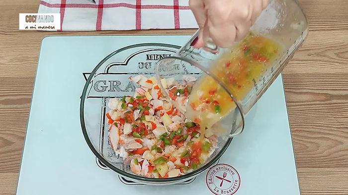 coctel de atun paso 4