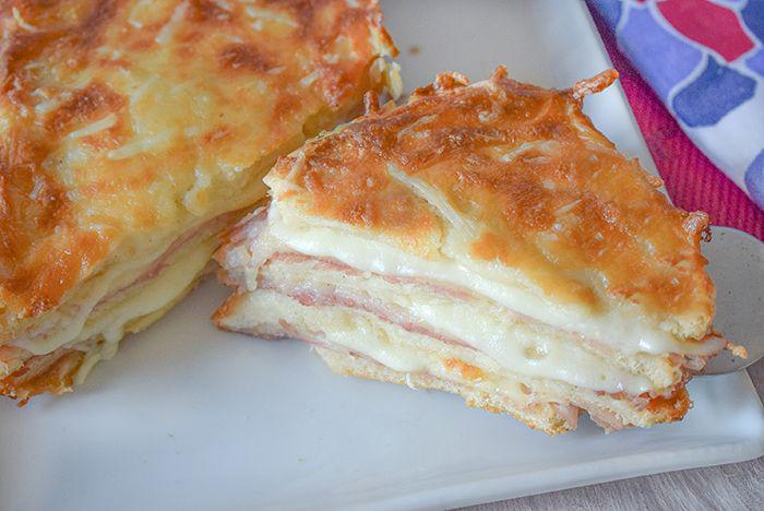 pastel sandwich croque monsieur