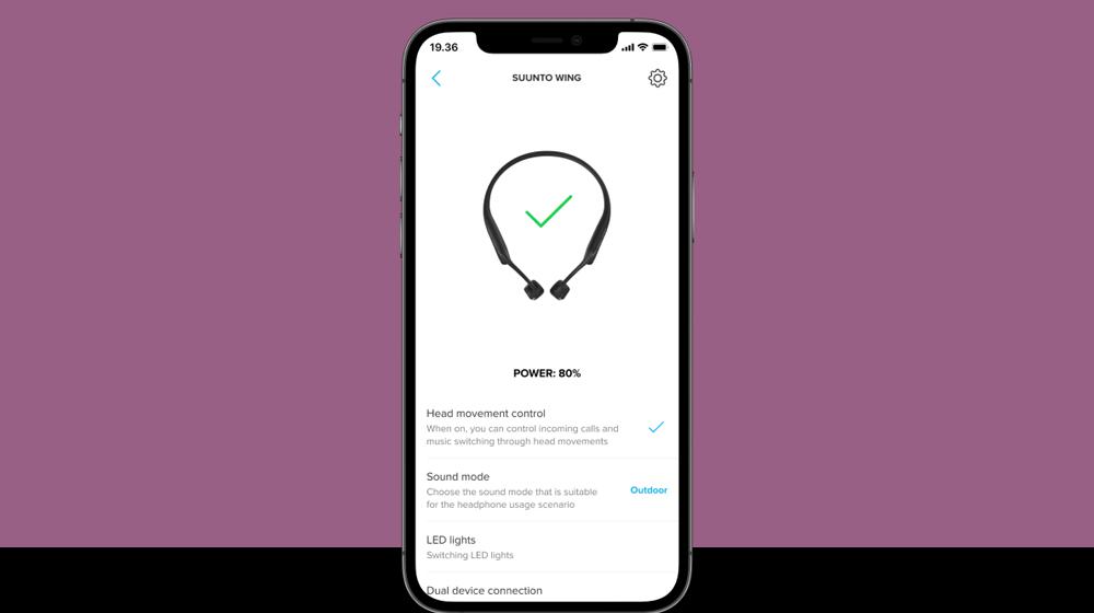 Aplicación de Suunto 