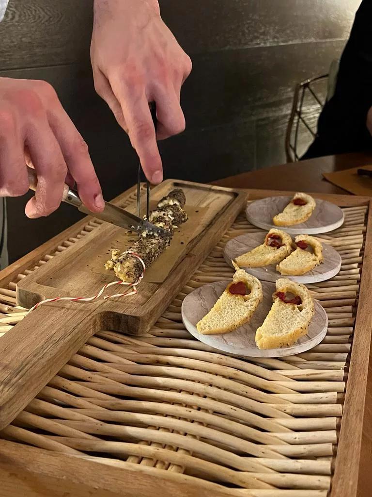 Aperitivos menú Marmurio