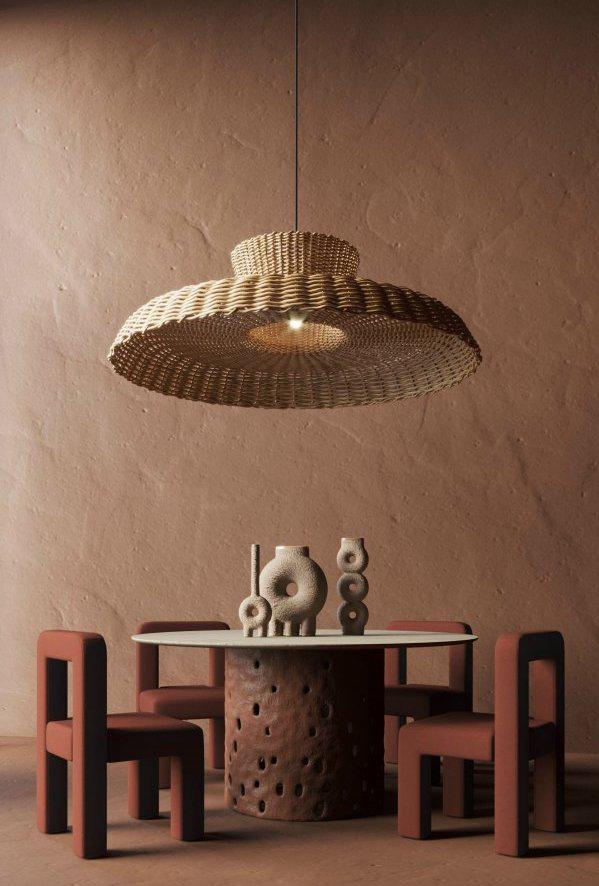 Strikha - Faina -colección Terra - comedor - colores terracota