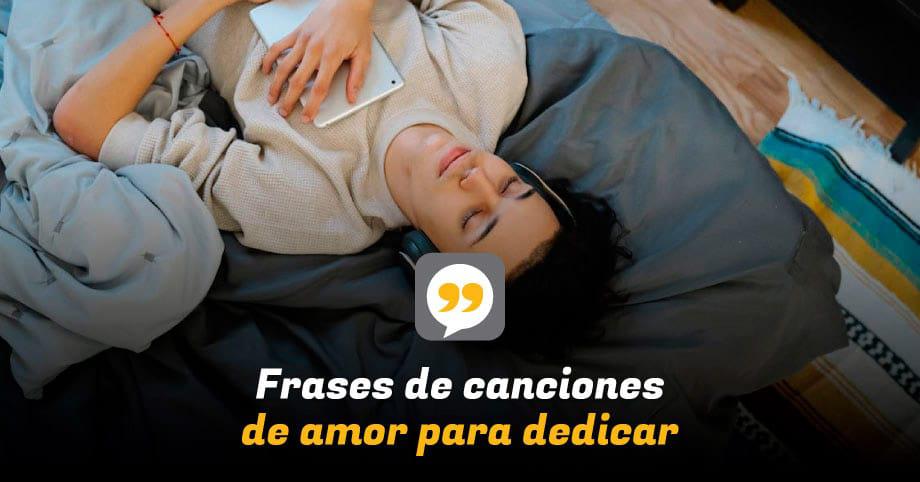 Frases de canciones de amor para dedicar