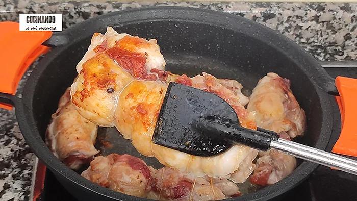 receta de pollo a la sidra paso 3