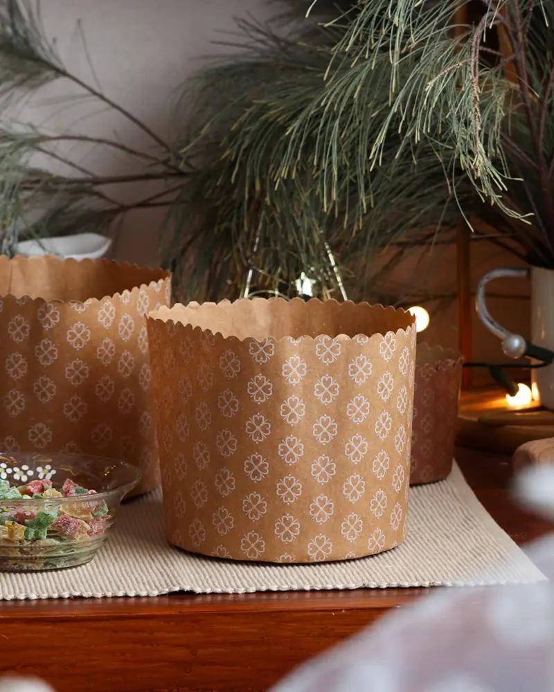 pan dulce molde papel