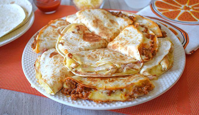 receta de quesadillas