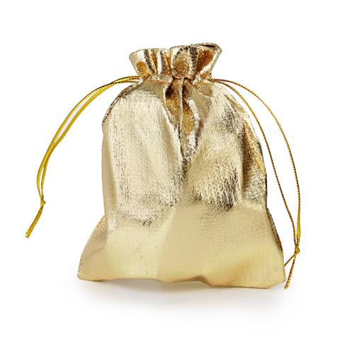 Bolsa de Poliéster Dorada