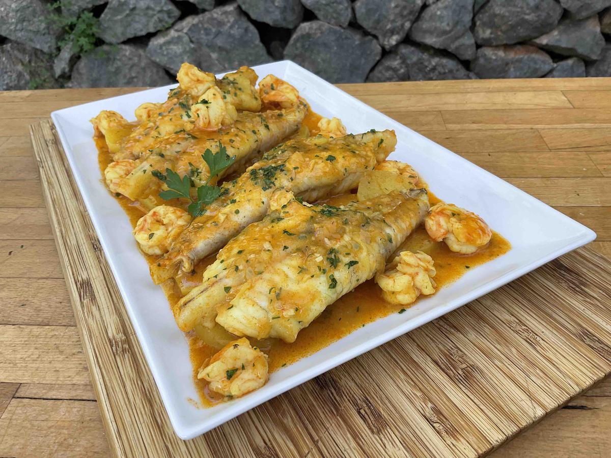 RAPE EN SALSA MARINERA en tu mesa navideña