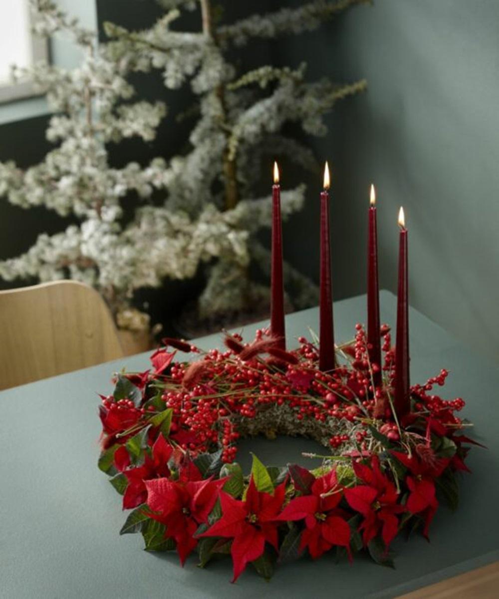 Ideas para decorar la casa en Navidad con la Flor de Pascua 4