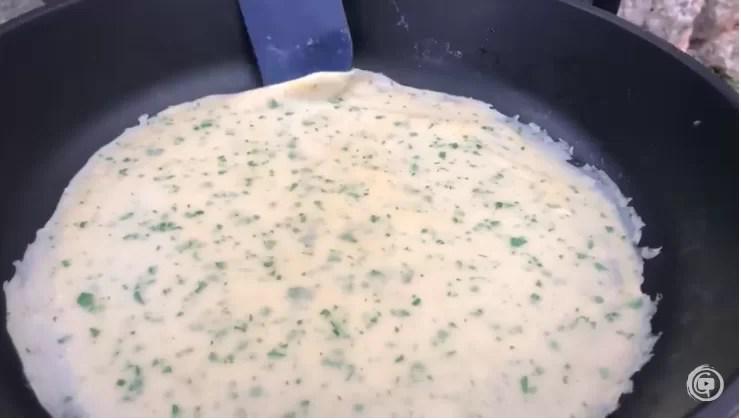 ENTRANTE NAVIDEÑO CREPS Rellenos de MARISCO