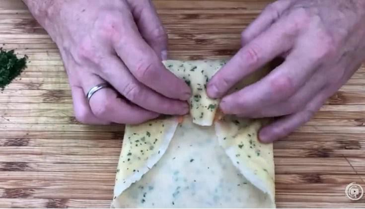 Rellenando los Crepes 