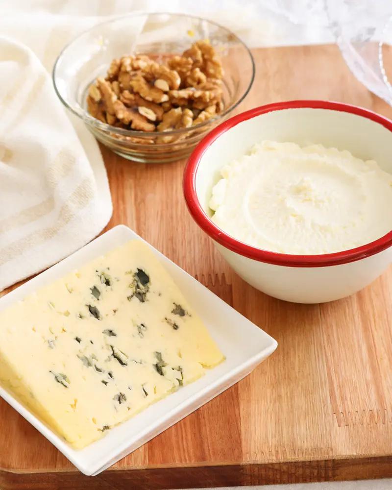 pionono salado roquefort nueces queso navidad