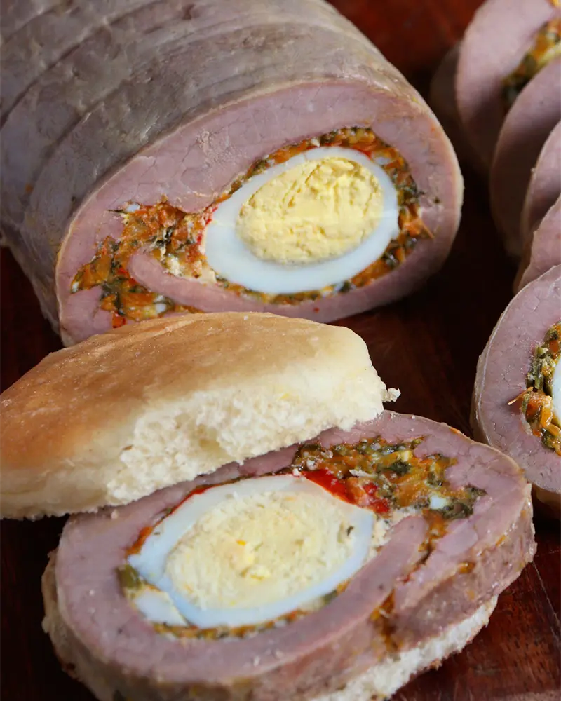 matambre relleno arrollado navidad receta