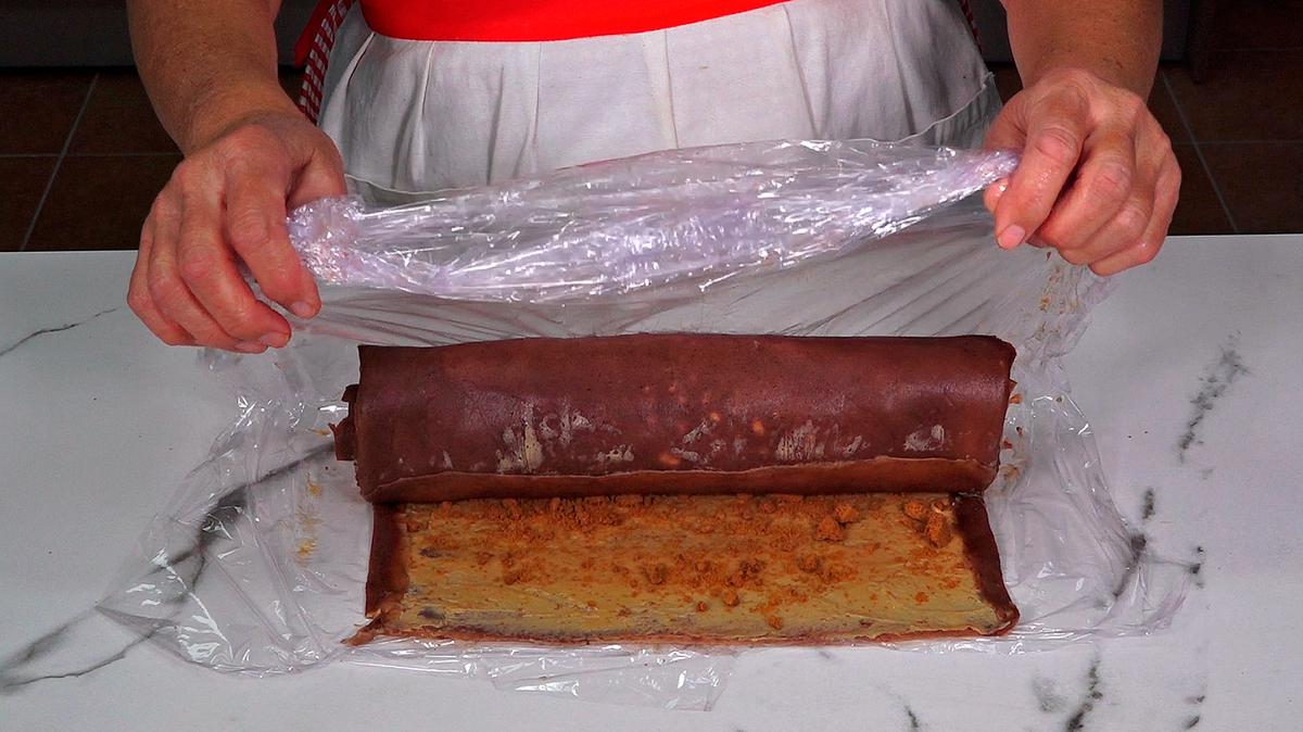 TRONCO DE NAVIDAD SIN HORNO RECETA FÁCIL Y ECONÓMICA. La receta que está triunfando, fácil y sin complicación - Loli Domínguez - Foto 8