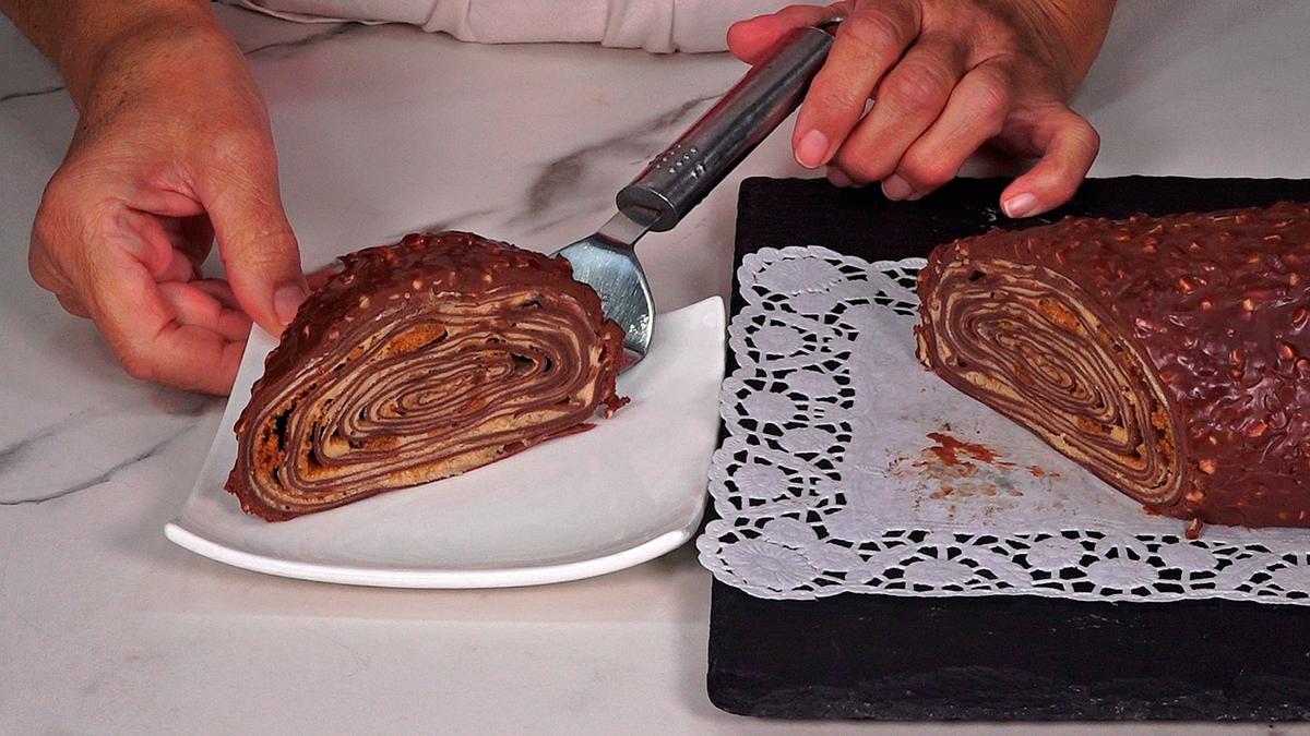 TRONCO DE NAVIDAD SIN HORNO RECETA FÁCIL Y ECONÓMICA. La receta que está triunfando, fácil y sin complicación - Loli Domínguez - Foto 12