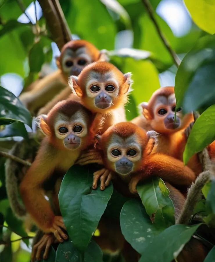 Monos de la Reserva Nacional Tambopata