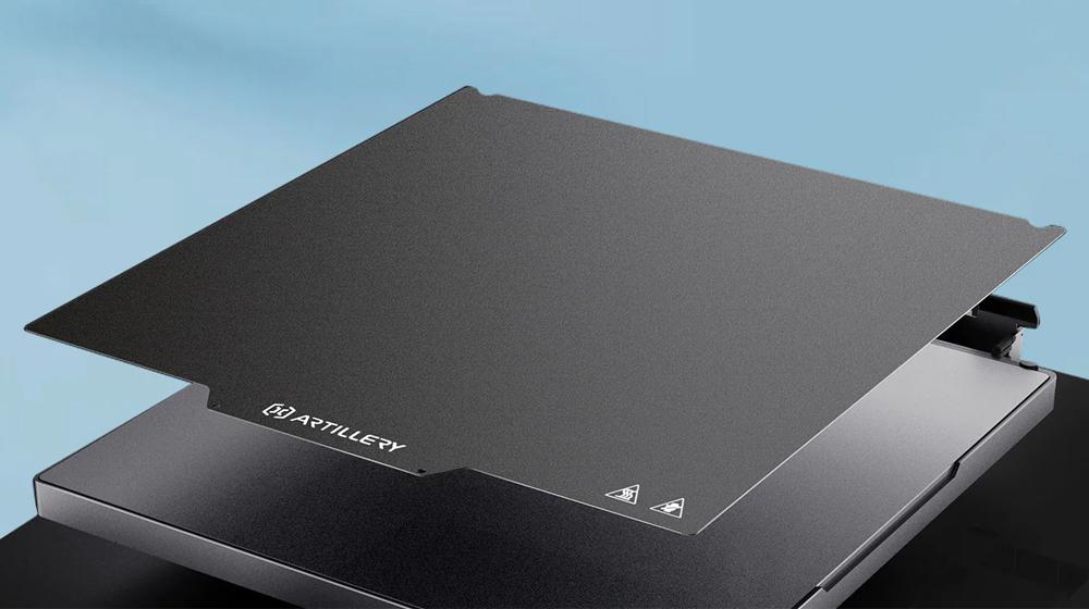 Artillery Sidewinder X3 Plus - Plataforma de impresión