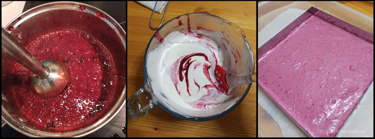 Receta tarta frutos rojos