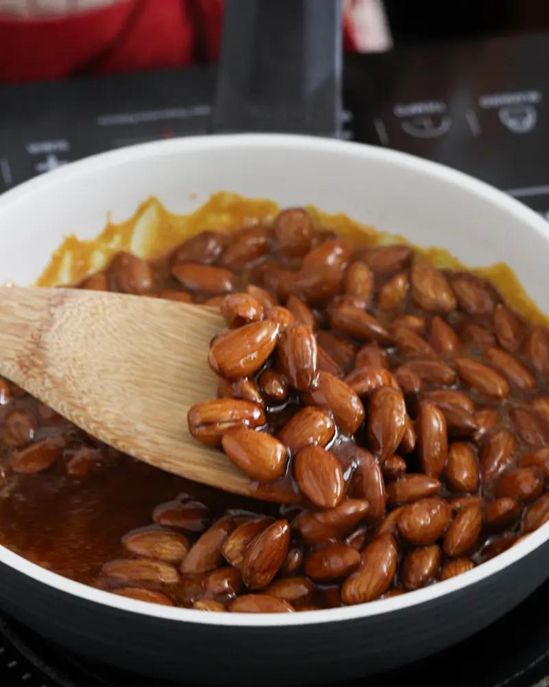 turron crocante almendra caramelo navidad