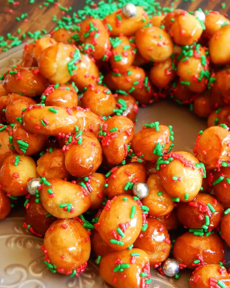 struffoli pignolata dulce italiano navidad