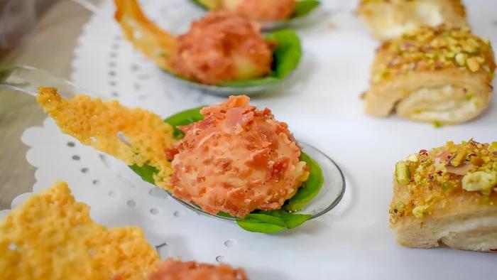 aperitivo de jamon crujiente