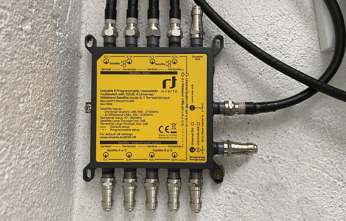 Multiswitch Unicable multi-satélite