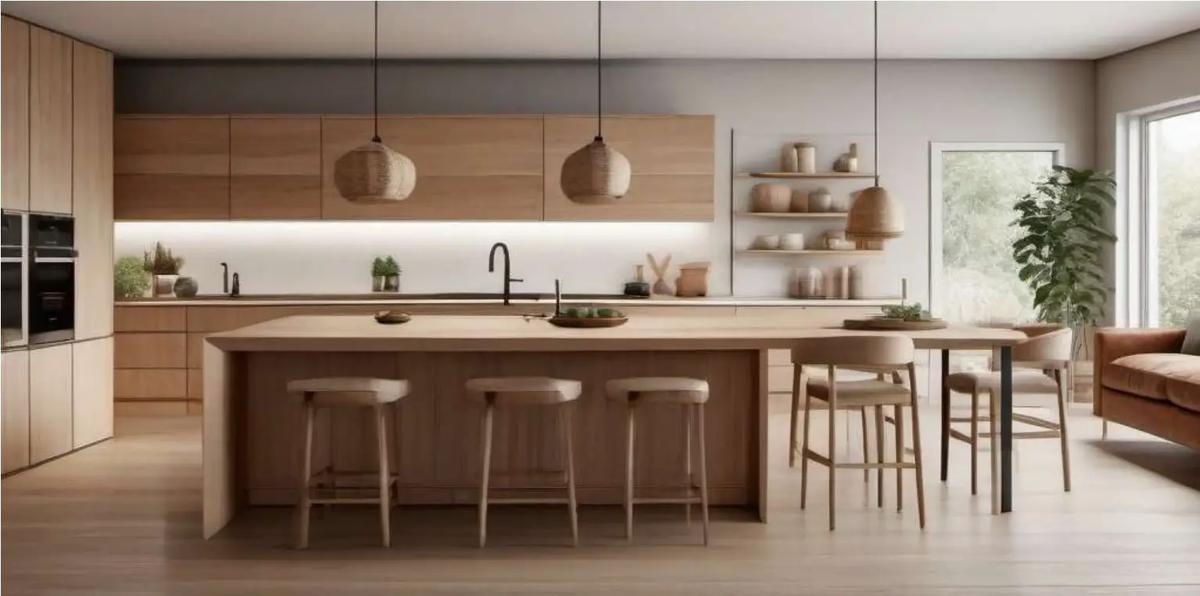 cocinas estilo japandi