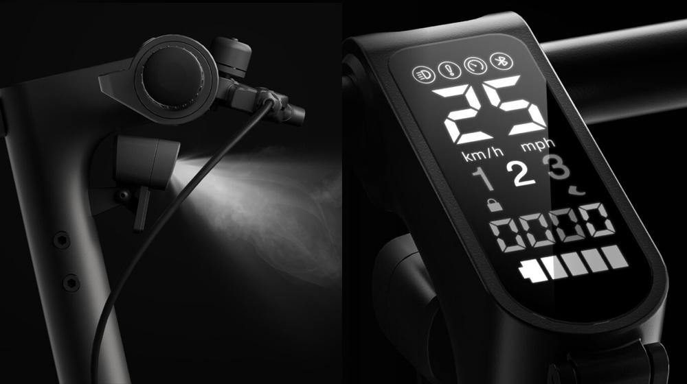 Navee N20 - Pantalla y luces