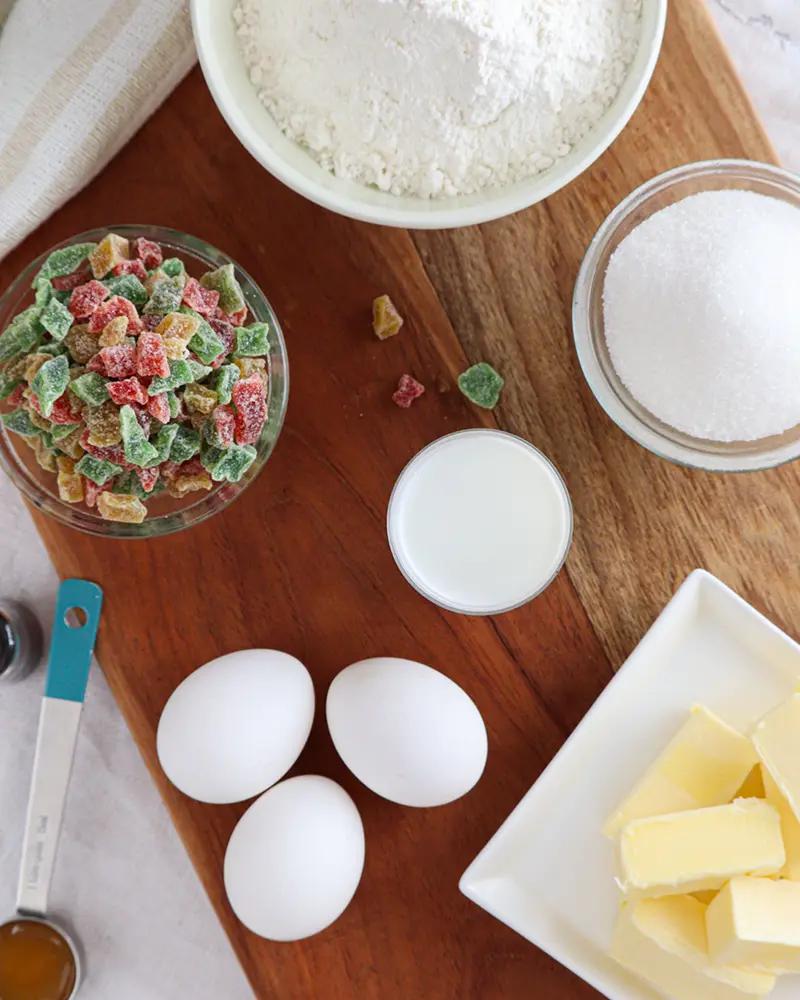 budin navideño ingles fruta facil rapido economico