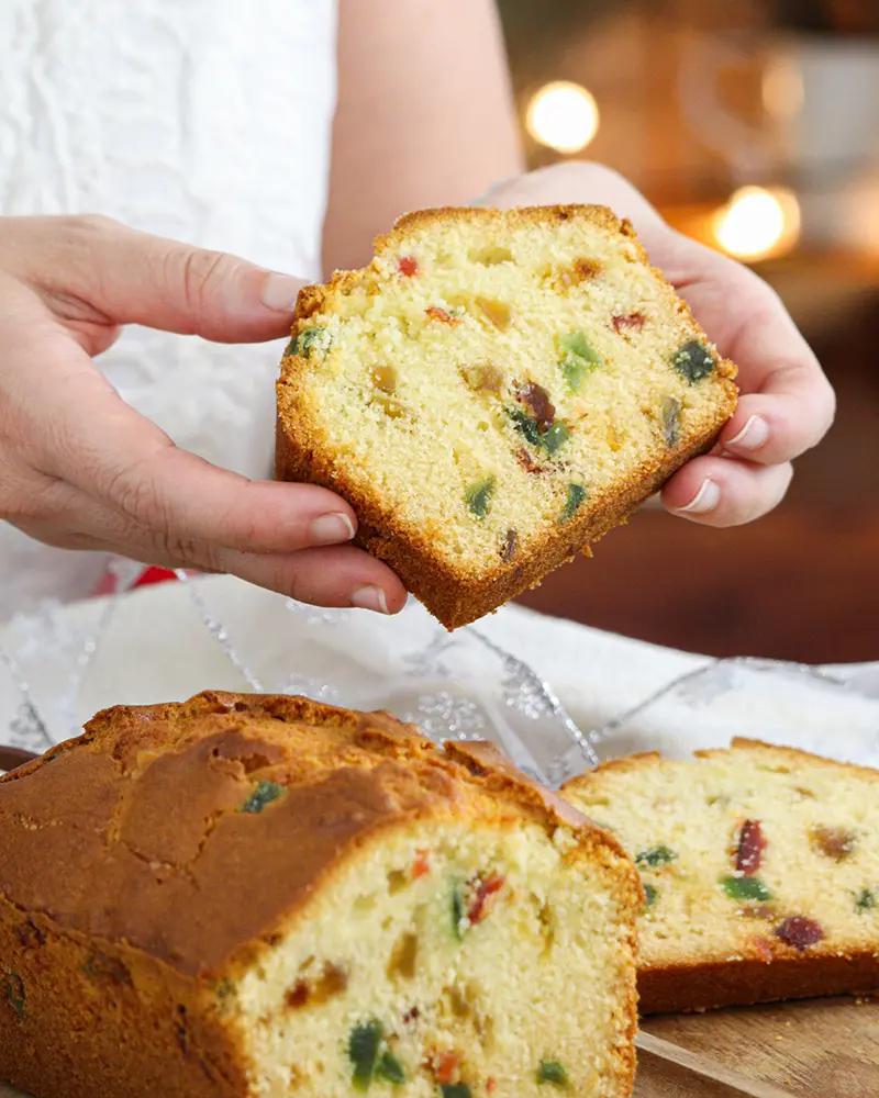 budin navideño ingles fruta facil rapido economico