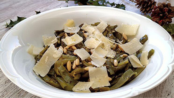 Ensalada templada de judias verdes