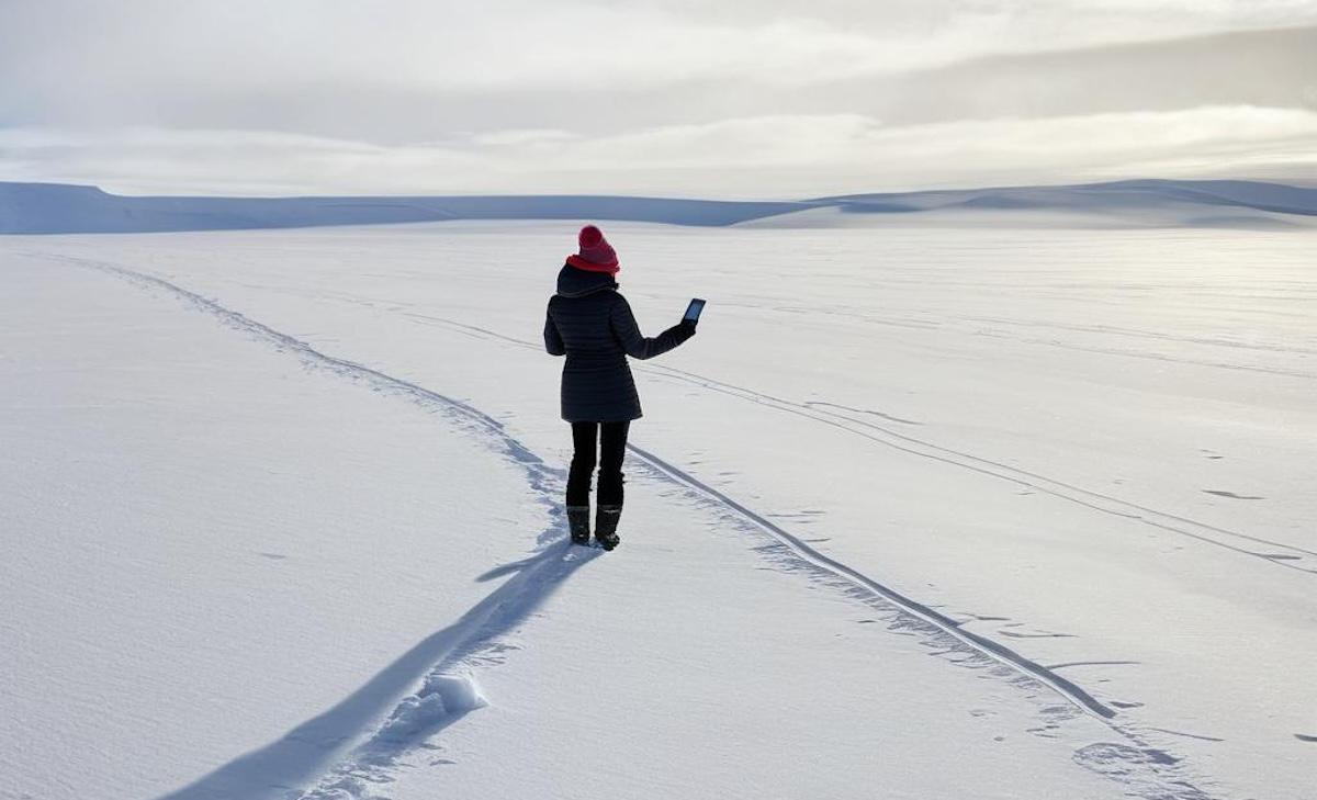 Utilizando el teléfono con cobertura Starlink