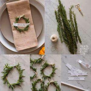 Diseños de coronas navideñas mini