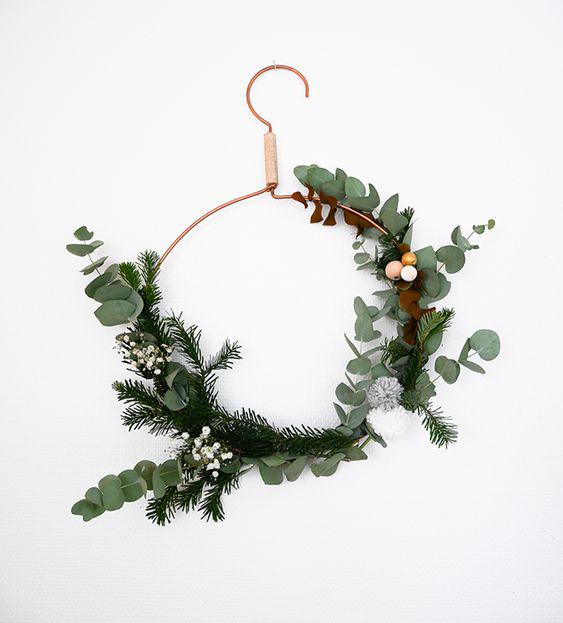 DIY coronas de navidad