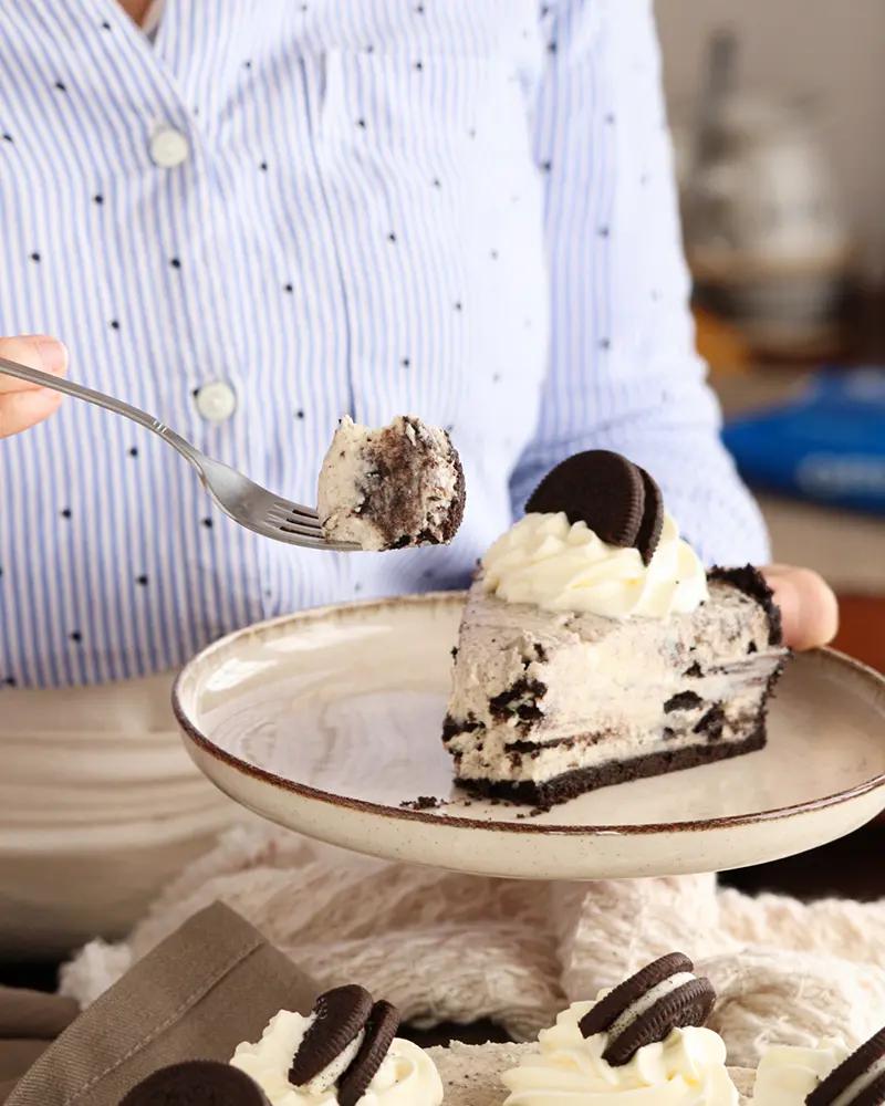 cheesecake oreo sin horno facil