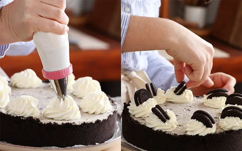 cheesecake oreo sin horno facil