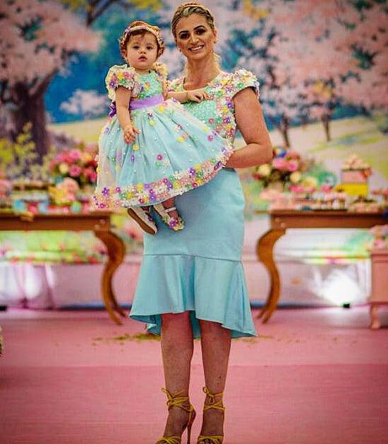 vestidos duo mama e hija para fiesta de cumpleaños