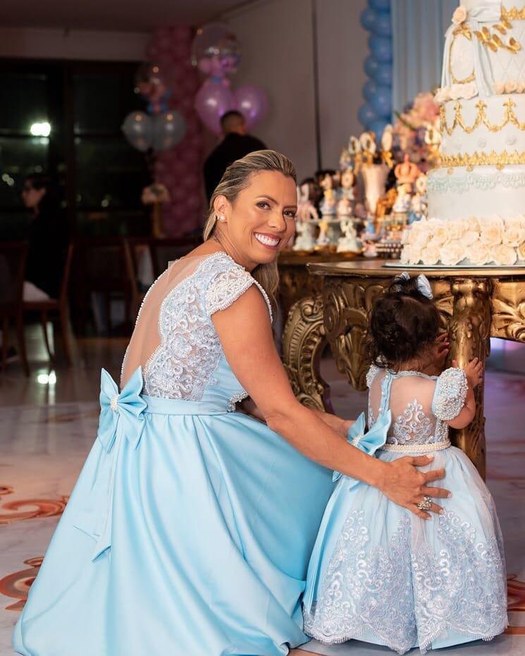 vestidos de fiestas mama e hija sencillos