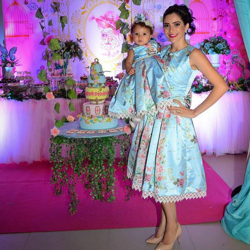 vestidos de fiestas mama e hija sencillos