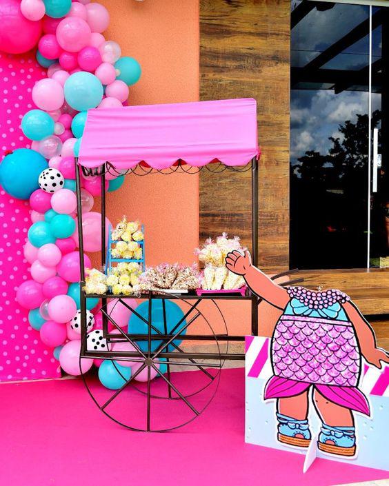 Decoracion para cumpleaños de lol surprise