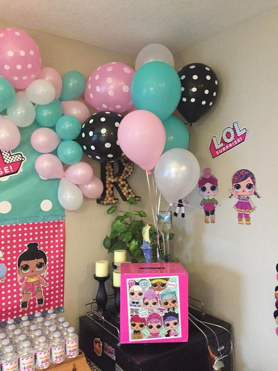 Decoracion para cumpleaños de lol surprise