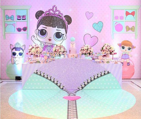 Decoracion para cumpleaños de lol surprise