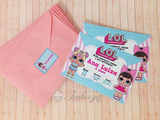 Invitaciones para fiesta de cumpleaños lol surprise