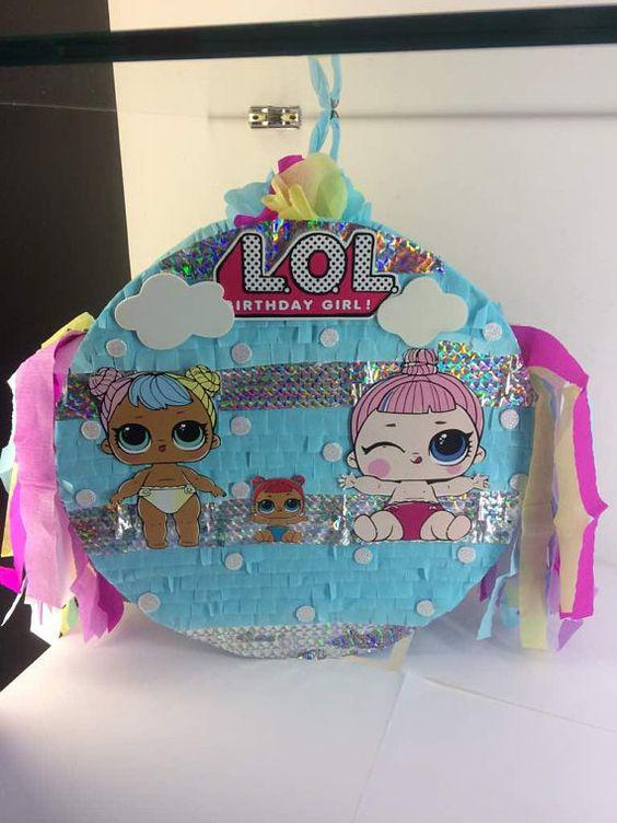 Piñatas para fiesta de cumpleaños lol surprise