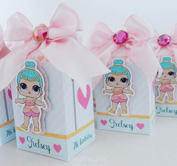 Dulceros para fiesta de lol surprise