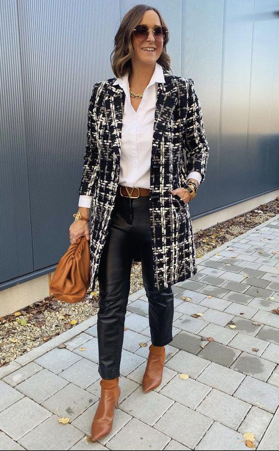 Diferentes outfits con prendas complementarias para otoño